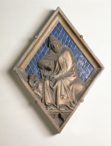 Mercurius, reliëftegel van de Campanile